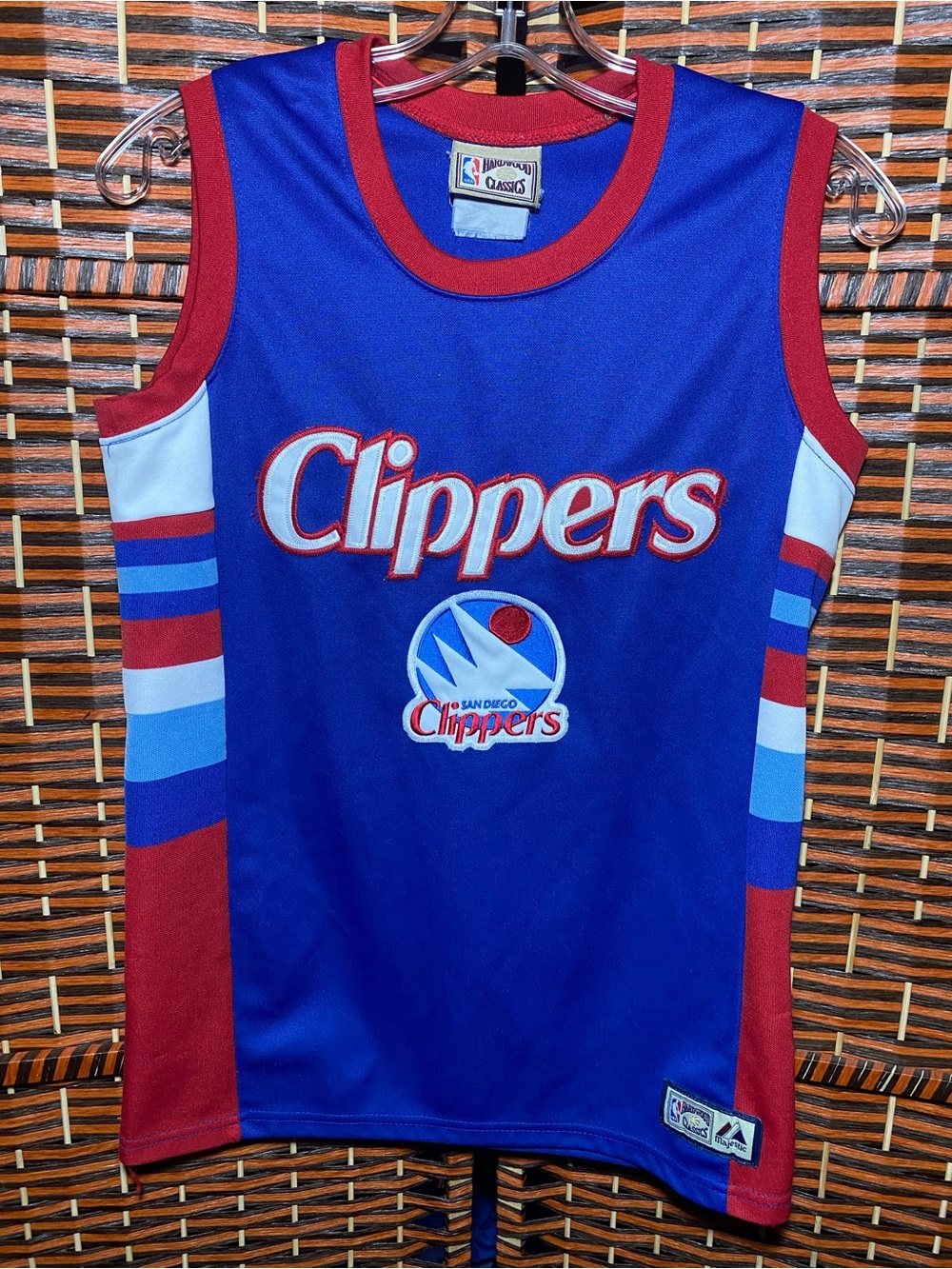 NBA Hardwood Classics San Diego Clippers Youth Basketball Jersey 18-20